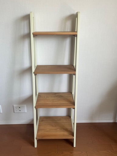 美品　関家具　お洒落な木製ラック　ディスプレイラック　収納棚