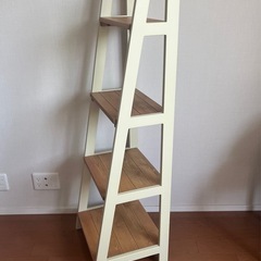 美品　関家具　お洒落な木製ラック　ディスプレイラック　収納棚　の画像