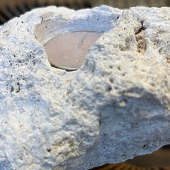 琉球石灰岩のキャンドルホルダーの画像