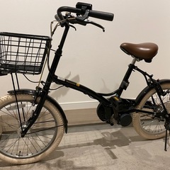 電動自転車  パナソニック カスタムグリッター ブラック 20インチ 電動アシスト自転車　の画像