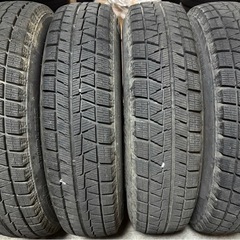 バリ溝 145/80R13ブリヂストン スタッドレスタイヤホイールセット4本 2019年製造の画像