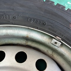 バリ山　スタッドレス&ホイールセット 155/65R14の画像