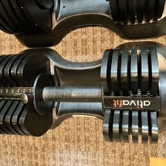 可変式ダンベル 2本セット 2〜20kg GW00748 ativafit  の画像