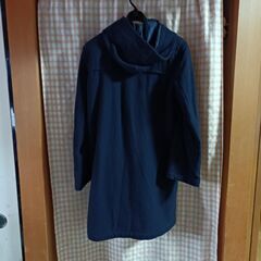 紺のダッフルコート　サイズ9号の画像
