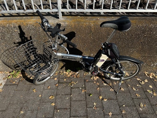 電動アシスト　折り畳み自転車　パナソニック　オフタイム