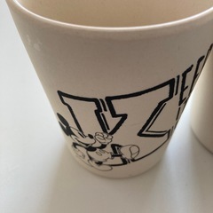 ミッキー　メラミンカップ　2個の画像