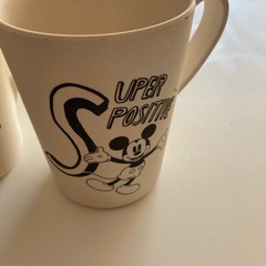 ミッキー　メラミンカップ　2個の画像