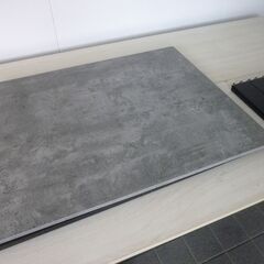 未使用/新品　訳あり特価　テーブル　座卓　木製　石目調テーブル　組み立て式の画像