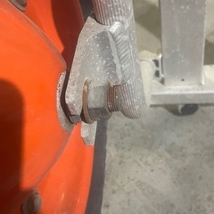 アルミ　一輪車　※パンクしています。の画像