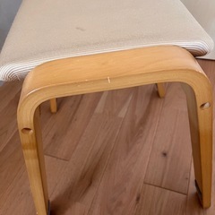ニトリ　木製スツール　リューク2の画像
