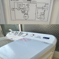 【取引中】2020年式2槽式洗濯機ヤマダ電気の画像
