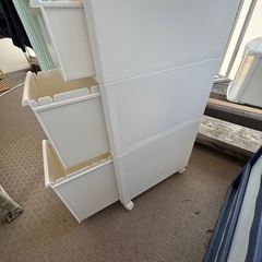 無印良品　3段ストッカーの画像