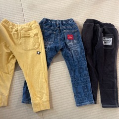 110cm 長ズボン3点 USEDの画像