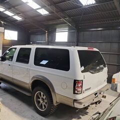 税金17600円 1No 新車並行 程度上 フォード エクスカージョン リミテッド V10 6800cc 本革 マフラー アルミ スーパーデューティーの画像