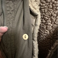 ジャケット　2ウェイ　カーキ　ロングの画像