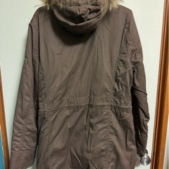 ジャケット　2ウェイ　カーキ　ロングの画像