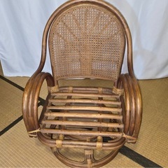 木製座椅子2脚セットの画像