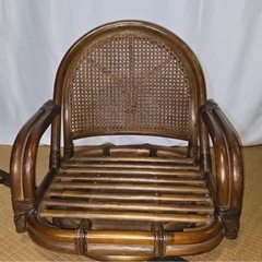 木製座椅子2脚セットの画像