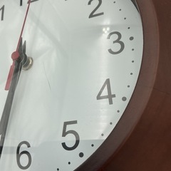掛け時計　茶色 の画像