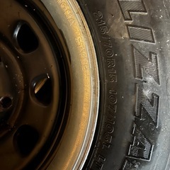 215 70 15 デイトナアルミホイール付　４本セット　6穴　ハイエーストラックに履いてた物の画像