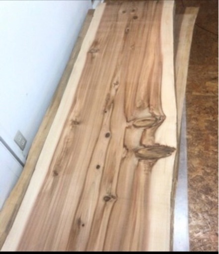 激安 一枚板 無垢  ダイニングテーブル等に 近場配送無料☆