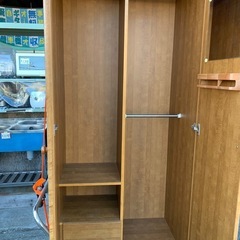 【店頭販売】中古家具　洋タンス　キャビネット　ハンガーラック　洋服掛けの画像