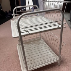 ニトリ　水切りラック　水切りトレー　水切りカゴの画像