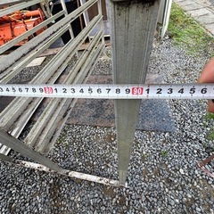 (訳あり商品)昭和アルミ苗棚 NC-60K アルミ苗コンテナ収納棚 傾斜収納型の画像