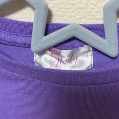 ちびRady 男女兼用 Tシャツ S105 紫の画像
