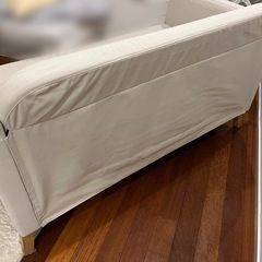 IKEA LINANAS リーナネス　2人掛けソファ　ヴィースレベージュの画像