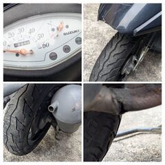 スズキV50インジェクション実働★マフラー穴等修理出来る方★現車確認、引き渡し早い方優先の画像