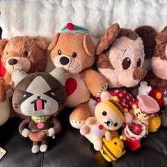 今月処分予定　ぬいぐるみの画像