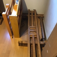 2段ベッドの下段の画像