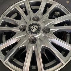 アルミホイール
13インチ　タイヤ付き4本の画像