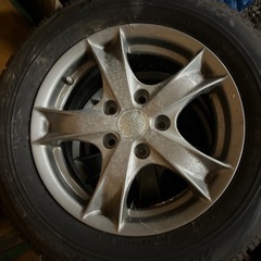 195/65/15 114.3 5穴　アルミホイール付の画像
