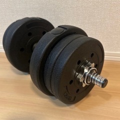 可変式ダンベル樹脂10キロ
の画像