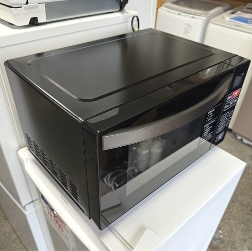 お引取り限定 23年製 Haier ハイアール 18L 電子レンジ KS-MW24F18-BK 庫内フラットタイプ ケーズデンキモデル