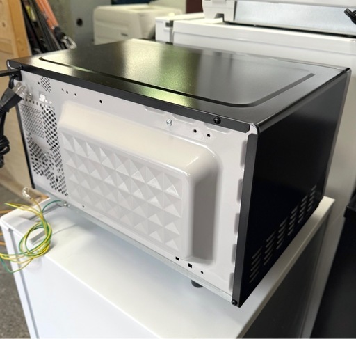 お引取り限定 23年製 Haier ハイアール 18L 電子レンジ KS-MW24F18-BK 庫内フラットタイプ ケーズデンキモデル