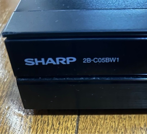 SHARP ブルーレイディスクレコーダー　2B-C05BW1  ジャンク品