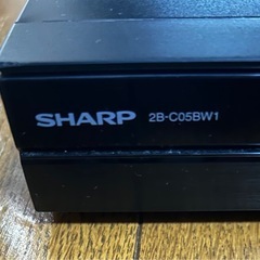 SHARP ブルーレイディスクレコーダー　2B-C05BW1  ジャンク品の画像