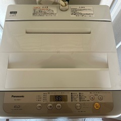 【引取】パナソニック 洗濯機 6kg NA-F60B11 ★2017年製★動作確認済み の画像