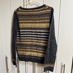 シャンブル　カーディガン　Lサイズ　の画像