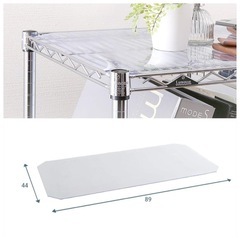 スチールラック 幅90x奥行45x高
さ120 と 新品ビニールシート2枚の画像