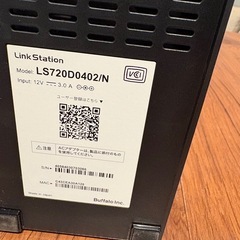 BUFFALO 外付け　HDD nasNASの画像