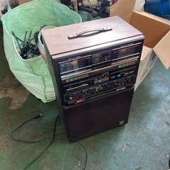 日本コロムビア DONDONステージワイド8トラプレイヤー Wカセットプレイヤーの画像