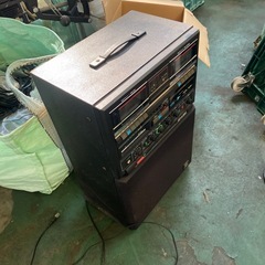 日本コロムビア DONDONステージワイド8トラプレイヤー Wカセットプレイヤーの画像