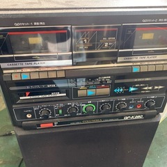 日本コロムビア DONDONステージワイド8トラプレイヤー Wカセットプレイヤーの画像