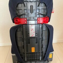 GRACO (グレコ) ジュニアシート シートベルト固定 ジュニアプラス DX 3歳頃から11歳頃まで ロングユース カップホルダー付 背もたれ取り外し可 (インディゴストライプ NV) ネイビーの画像