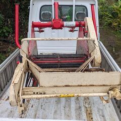 鹿児島発　ニプロ松山　トラクター用　掘取機　BL65SFDGー１S 　三点リンクの画像