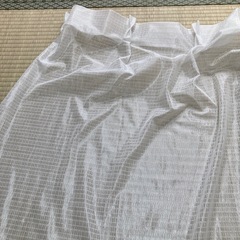 🔴16日まで　カーテン　抹茶色　135×110 の画像